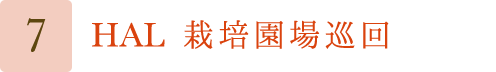 HAL 栽培園場巡回